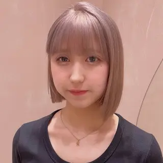 ショート カラー レイヤー/柔らか 透明感カラー/ゆきなのヘアスタイル