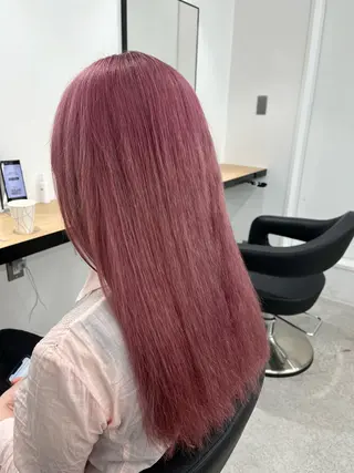 ロング カラー ボブパーマ/縮毛矯正 /かわいい/せき🫧のヘアスタイル