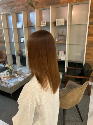 ロング 髪質改善/ストレート パーマ長久手/ひかるのヘアスタイル