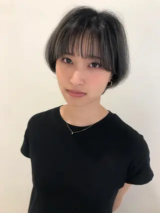 ショート クロスパーマ松永裕久 似合わせカットのヘアスタイル
