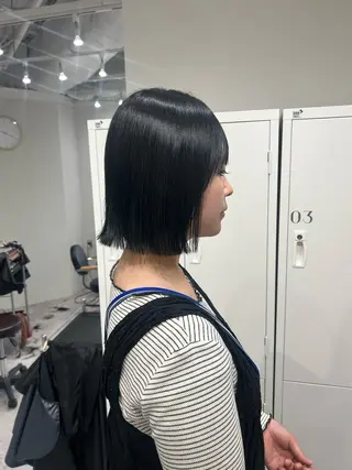 ミディアム カラー ヘアアレンジ ボブ /ニュアンス/ satomi🧸💖のヘアスタイル