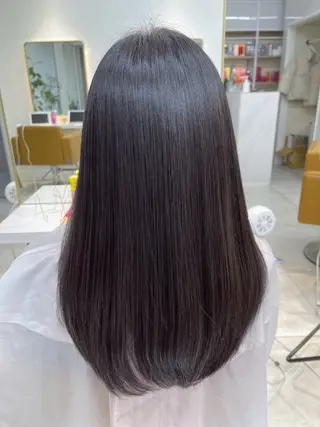 ロング 中顔面短縮 顔まわり新田大翔のヘアスタイル