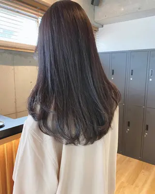 ロング 透け感たっぷり柔らか 梨花子🌼のヘアスタイル