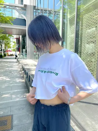 ミディアム 福山 晴香のヘアスタイル