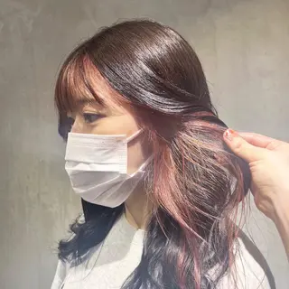 ロング カラー ヘアアレンジ ‎🤍透明感カラー︎ ‎🤍YUURI🤍のヘアスタイル