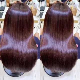 セミロング カラー 渋谷レイヤーカット❌ 縮毛矯正専門/武田涼のヘアスタイル