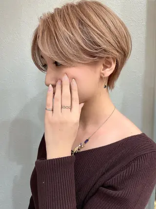 ショート 🎗️mellow 神戸三宮 髪質改善のヘアスタイル