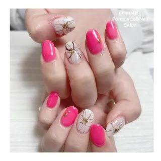 ミディアム ネイル 👑enen style👑のネイルデザイン