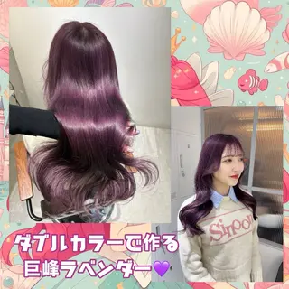 ロング カラー ヘアアレンジ 🎀トップスタイリ スト湯川響🎀のヘアスタイル