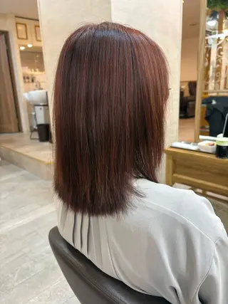 カラー 佐藤 遥菜のヘアスタイル