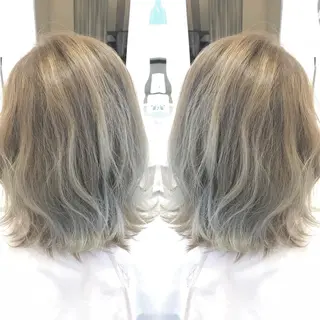 ミディアム カラー Miru by INCE HAIRのヘアスタイル