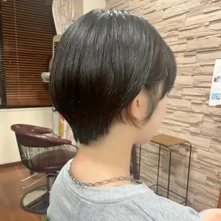 ショート ミニボブ/レイヤー ボブ/渋谷/ 宍戸のヘアスタイル