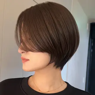 ショート GIEN NU茶屋町+所属・荒金 昴のヘアスタイル