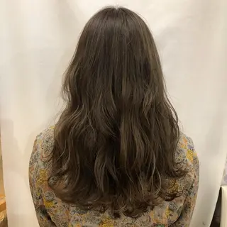 ロング カラー パーマ ヘアアレンジ 暖色ボブ 🍊rikakoのヘアスタイル