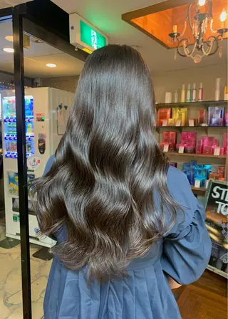 ロング カラー 矢野 晃平のヘアスタイル