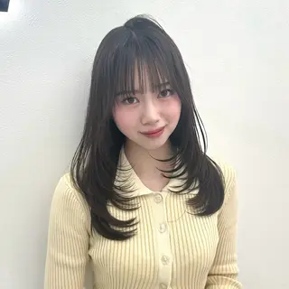 ロング 大人っぽ中韓レディ ヘア🤍MAOのヘアスタイル