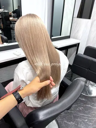 ロング カラー 髪質改善/堀江 ケアカラーtoshiのヘアスタイル