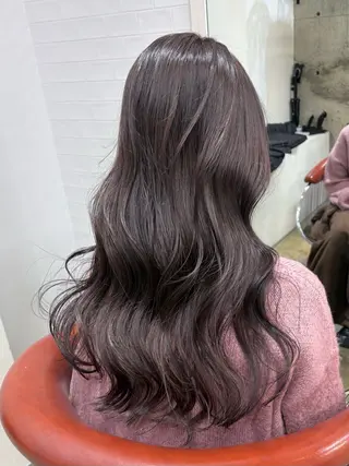 ロング カラー ヘアアレンジ ハイトーンカラー/ miyuuのヘアスタイル