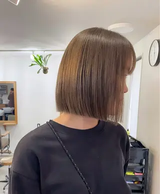 ミディアム カラー tranq nacoのヘアスタイル