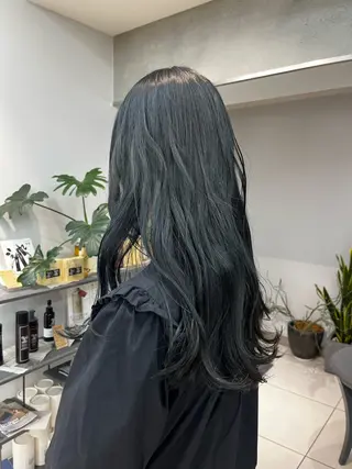 ロング カラー ウルフ🦋顔まわり ❤︎ ͛MEIのヘアスタイル