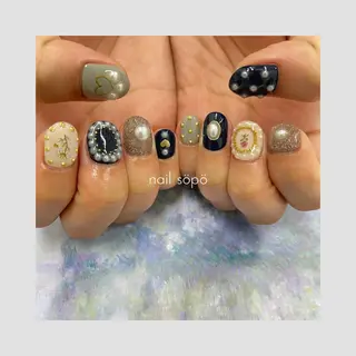ネイル 自由が丘✳︎奥沢 nail söpöのネイルデザイン