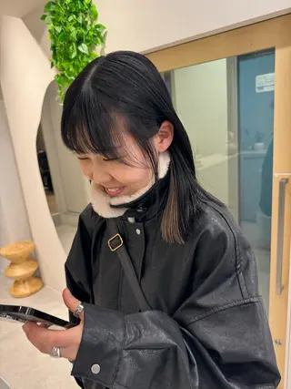 ミディアム カラー 高畑 恵莉 👒 暖色 / 艶髪 🧺のヘアスタイル