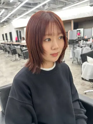 ショート 顔まわりカット/艶髪 カラー✨けいとのヘアスタイル
