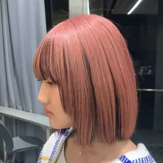 ミディアム カラー れい🫧 ハイトーン特化のヘアスタイル