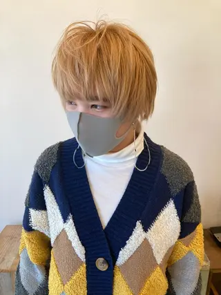 ショート 佐藤 旭のヘアスタイル