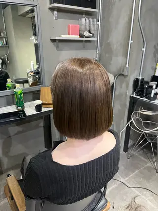ショート カラー 透明感♥韓国ヘア HINAのヘアスタイル