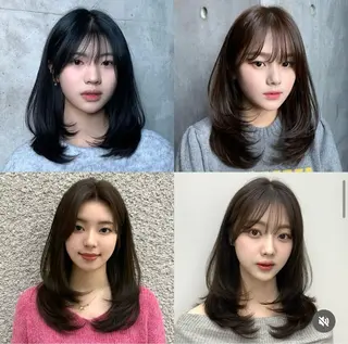 セミロング 尾崎隼大 レイヤー/ウルフのヘアスタイル