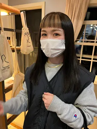 ロング カラー eri kinjoのヘアスタイル