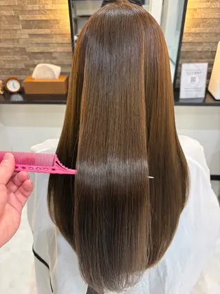 ロング カラー 斎藤 彩香のヘアスタイル