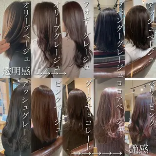 ミディアム 鈴木 梓のヘアスタイル
