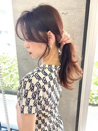 ロング 似合わせレイヤー 🇰🇷荒木洋文のヘアスタイル