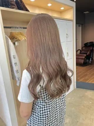ロング カラー ヘアアレンジ 小顔カット/艶 カラー特化♡MIHOのヘアスタイル