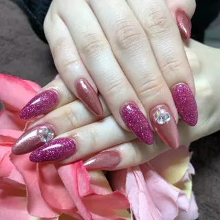 ミディアム ネイル 《LB》ラブリエ Nail&eyeのマツエク・マツパデザイン