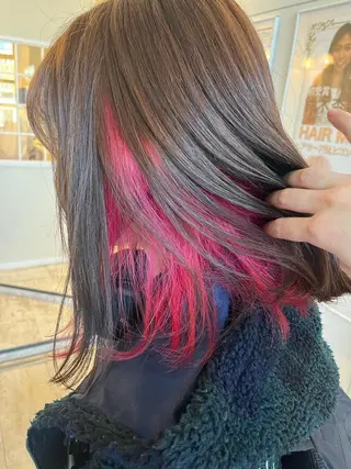 セミロング ベージュカラー/ いぢちるみのヘアスタイル