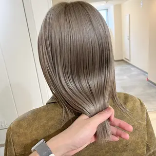 セミロング カラー ショート〜ボブ✂︎ 武蔵小杉 南澤佑介のヘアスタイル