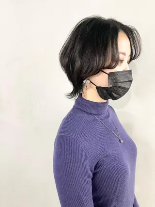 ショート 柏 ウルフ/レイヤー 田中佐和🐺のヘアスタイル