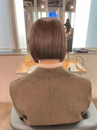 ショート カラー ヘアアレンジ キッズ アイブロウ 【縮毛矯正ブリーチ】 MANATO🌈のヘアスタイル