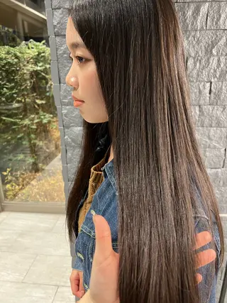 セミロング たかはし まいのヘアスタイル