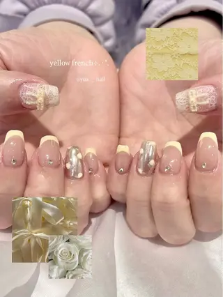 ネイル yua ⋆. 𐙚 ˚のネイルデザイン