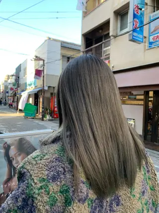 セミロング カラー パーマ ヘアアレンジ メンズ ネイル マツエク・マツパ Sia中野新橋 『JUNYA』のヘアスタイル