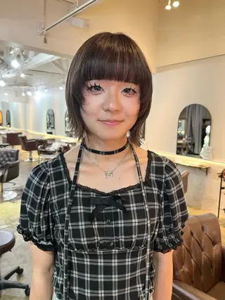 ショート カラー FERIA あべの yumeho🍭のヘアスタイル