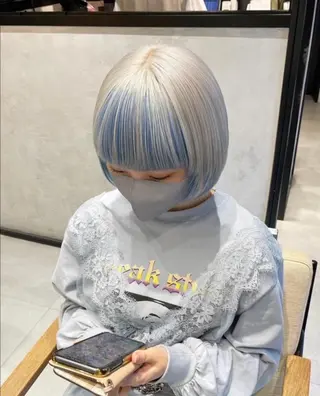 ロング カラー ヘアアレンジ パーマ メンズ キッズ マツエク・マツパ ネイル アイブロウ カラーソムリエ認定 茶屋町Eir岩本のヘアスタイル