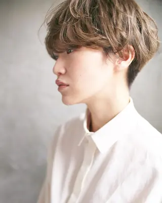 ショート カラー 坂本 裕介/パーマのヘアスタイル