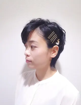 ショート ヘアアレンジ Hair&Make  Delight*のヘアスタイル