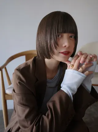 ミディアム fithue ボブ〻kotonoのヘアスタイル