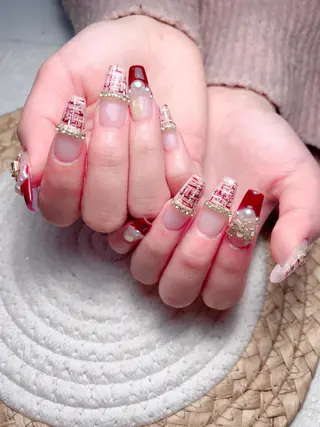 ネイル M🌷nail 長さだし専門店のネイルデザイン